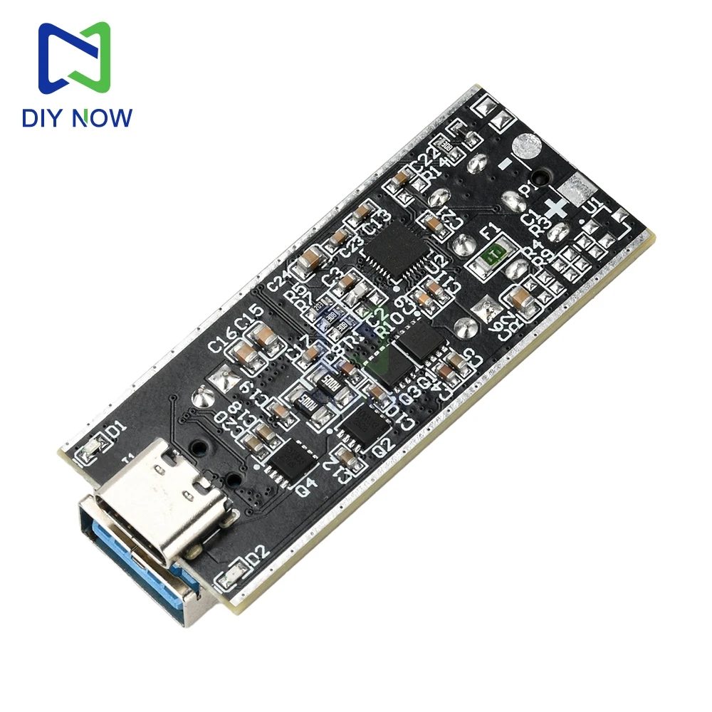 Modul Pengisi Daya Super Cepat 1-Channel 2-Channel PD 140W/100W DIY Motherboard Mendukung PD QC AFC FCP VOOC Dengan Kipas Pendingin