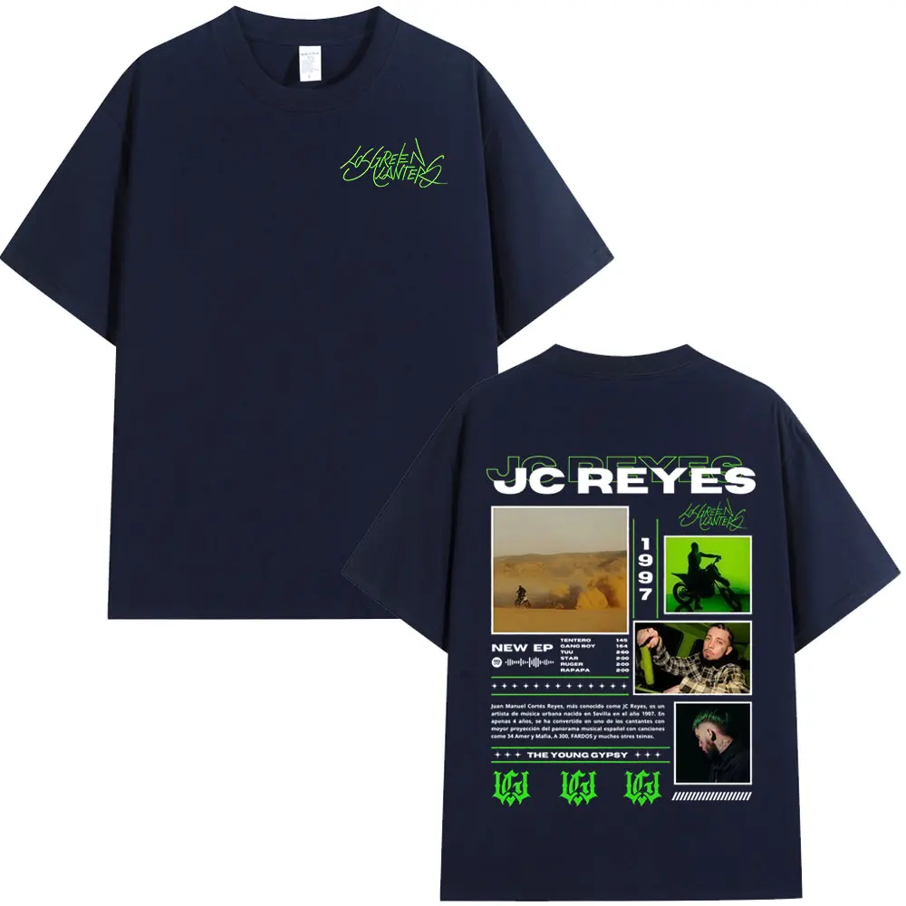 Rapper Jc Reyes 2025 Album Merch T-shirt Men Women Fashion Hip Hop T-shirts Breathable Cotton Short Sleeve T Shirts Streetwear