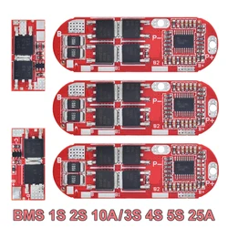 18650 Li-ion Lipo Lithium Battery Protection Circuit Board Module BMS 1S 2S 10A 3S 4S 5S 25A 18650 Lipo Bms Charger