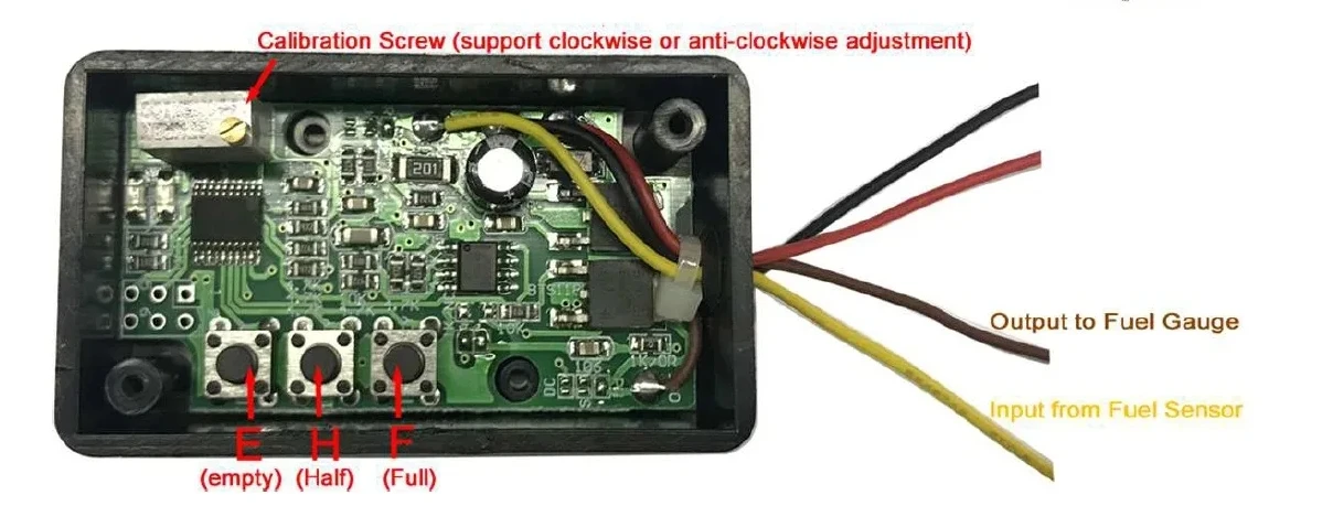 1pc Ohm bereichs wandler Kraftstoff anzeige Schnitts telle modul Ohm Signal adapter Kraftstoff zähler Signal wandler fm101 Kraftstoff tanks chnitt stelle – Detail 1