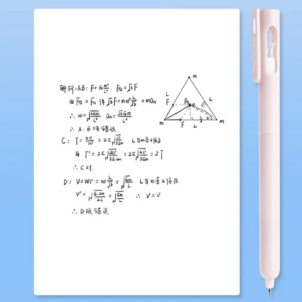 

4 шт./3 шт. креативная пластиковая гелевая ручка 0,5 мм с черными чернилами, быстросохнущая нейтральная ручка, пресс-тип, инструменты для письма, школьный офис