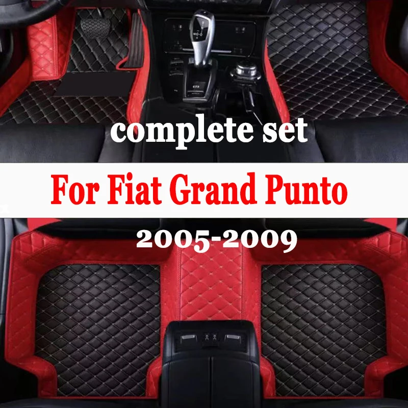 Car Floor Mats For Fiat Grand Punto Project 199 2005~2009 3door Tapetes Para Carro Alfombrillas Coche Car Mats Car Accessories