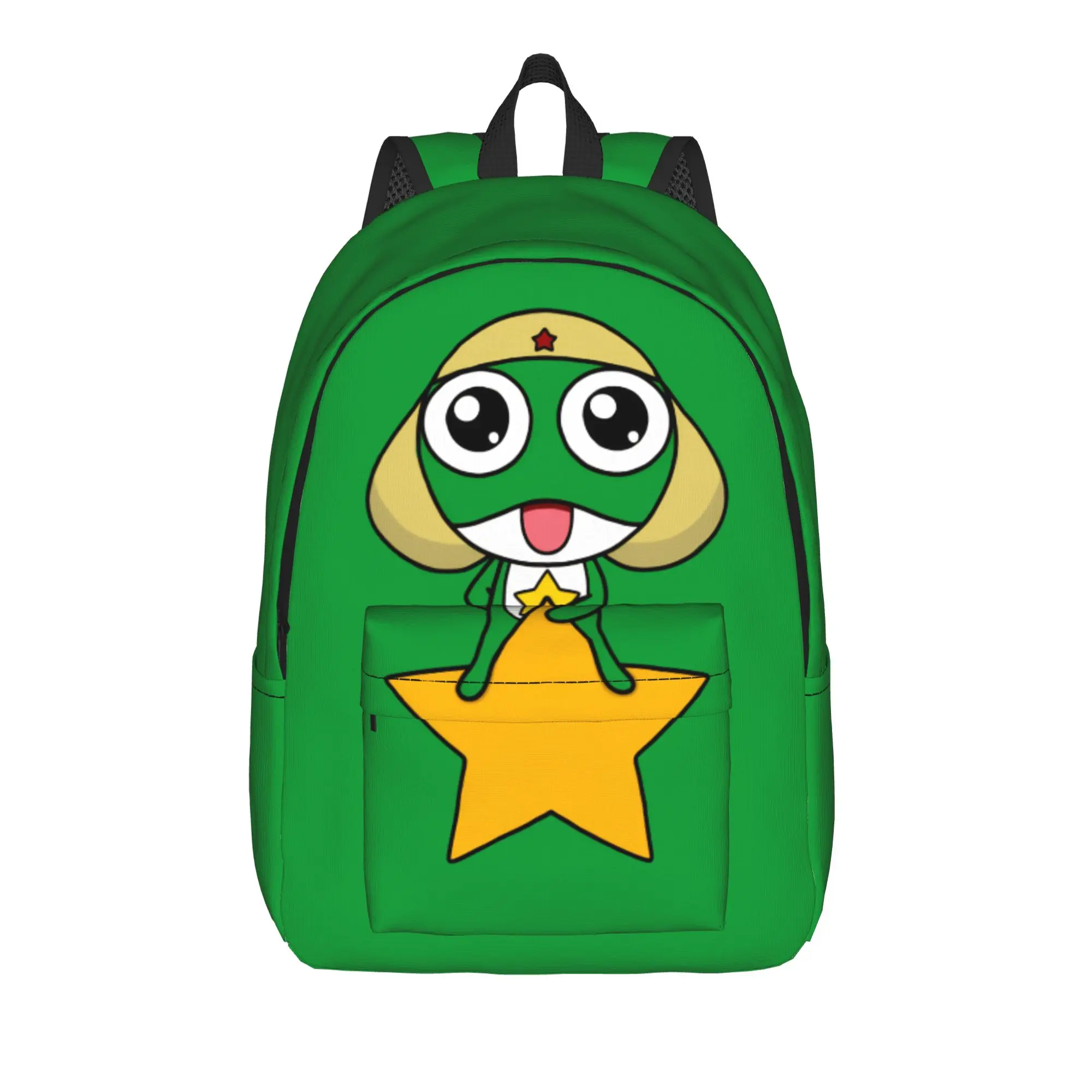 Symbol Of Sgt Frog Keroros Casual Backpack Outdoor High School Hiking Travel  Daypack for Men Women Laptop Canvas Bags