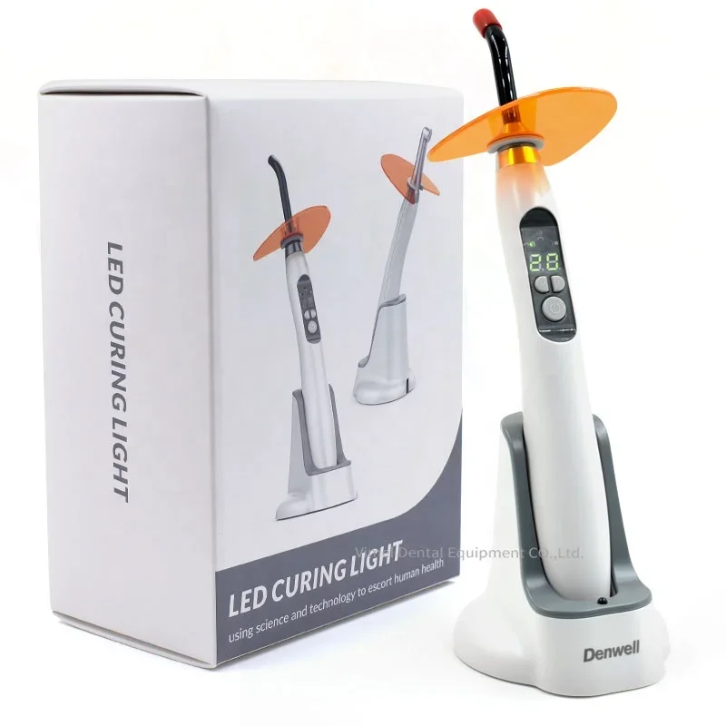 

den tal LED Wireless Curing Light Machine Multiple Modes High Light Intensity Cure Lamp den tal Equipment