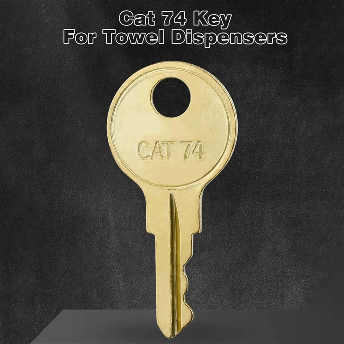 احصل على! 10 عبوات من مفاتيح توزيع المناشف الورقية CAT74 لموزع Bobrick GAMCO B-263 SOOV CAT 74 #5