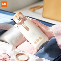 Xiaomi New 300ML Wireless Heater Water Bottle LED Display Thermos Cup Portable Milk Conditioner With Water Level Line