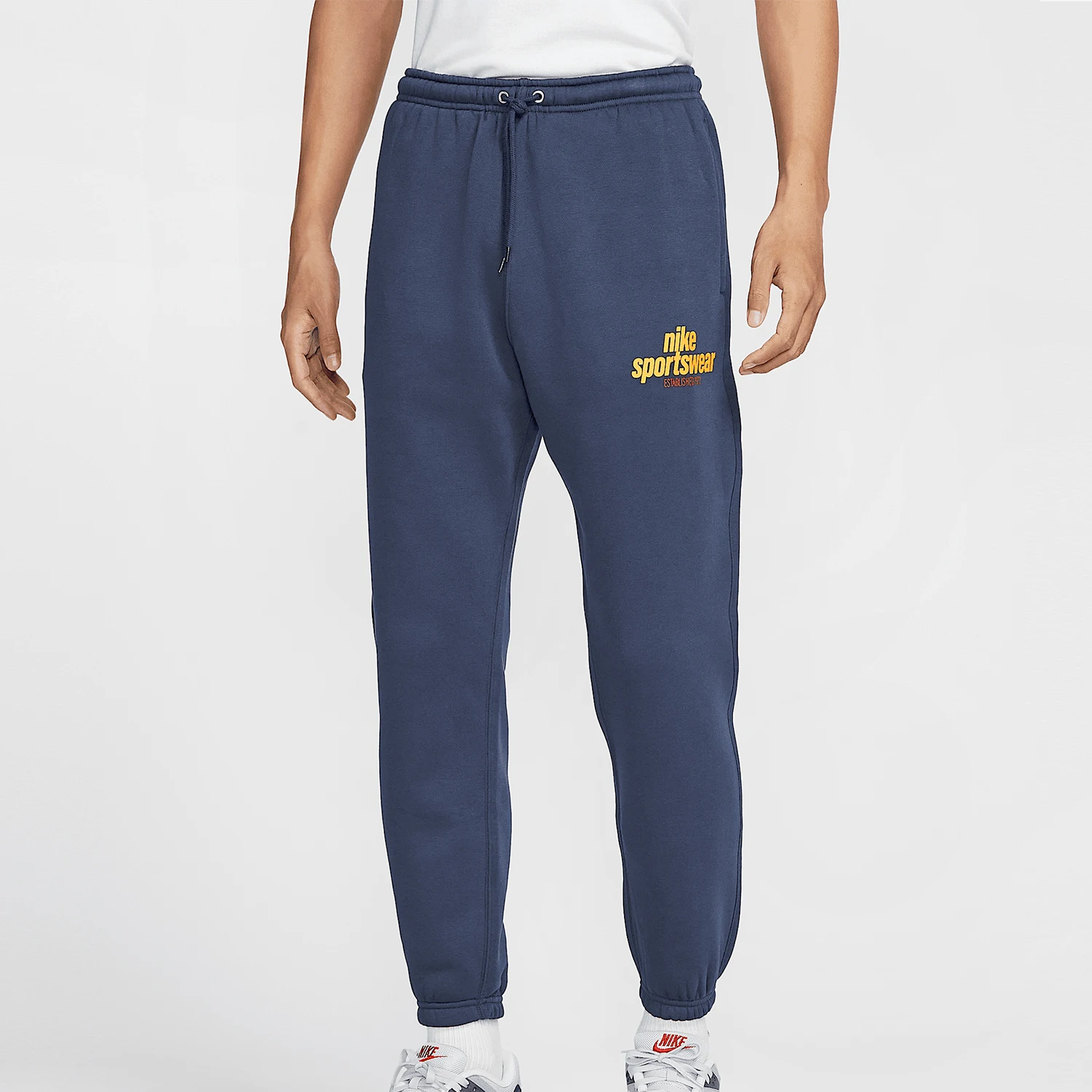 

Новые мужские флисовые теплые брюки Nike на осень и зиму HJ2187-451