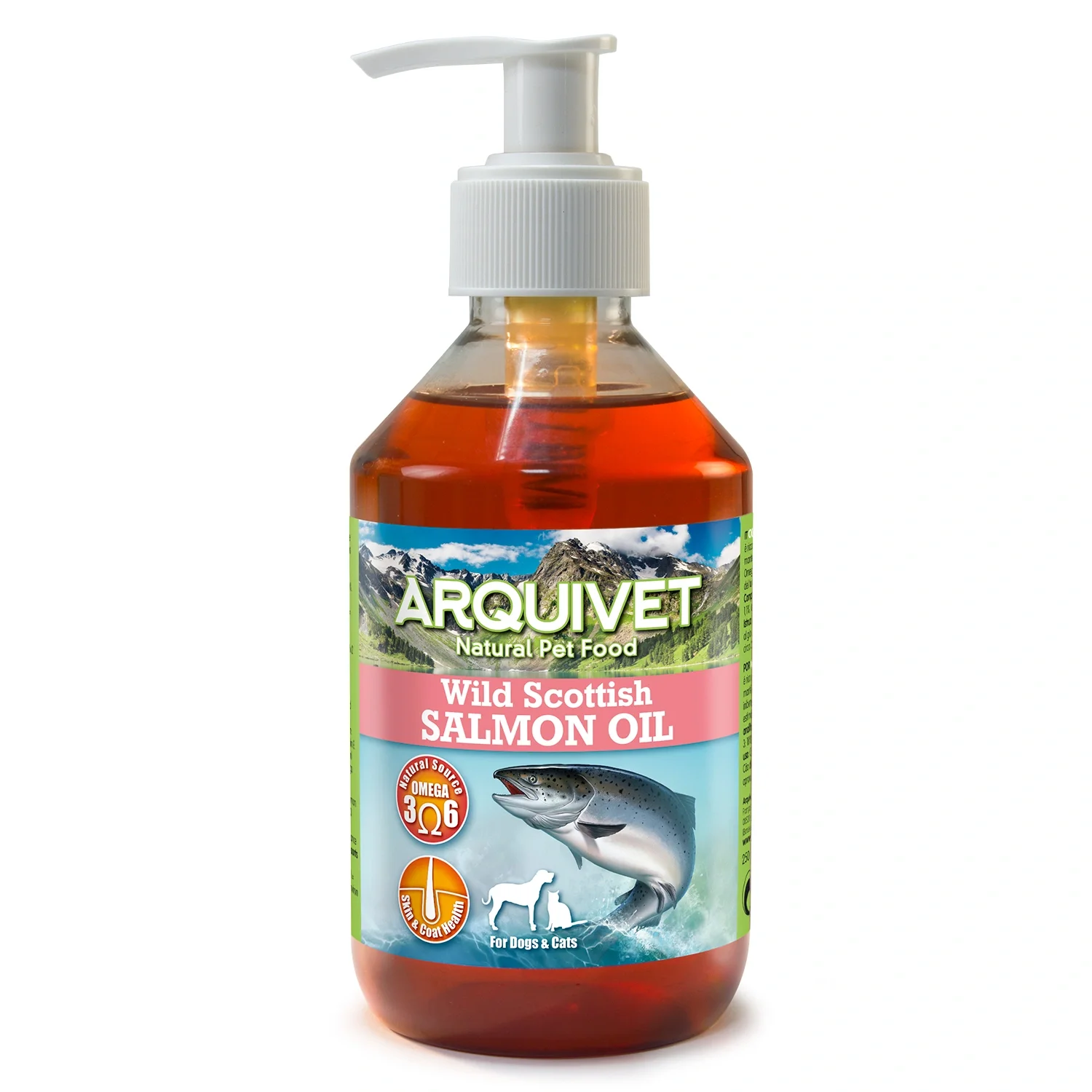 Arquivet Aceite de Salmón Escocés para Perros y Gatos - 250 ml