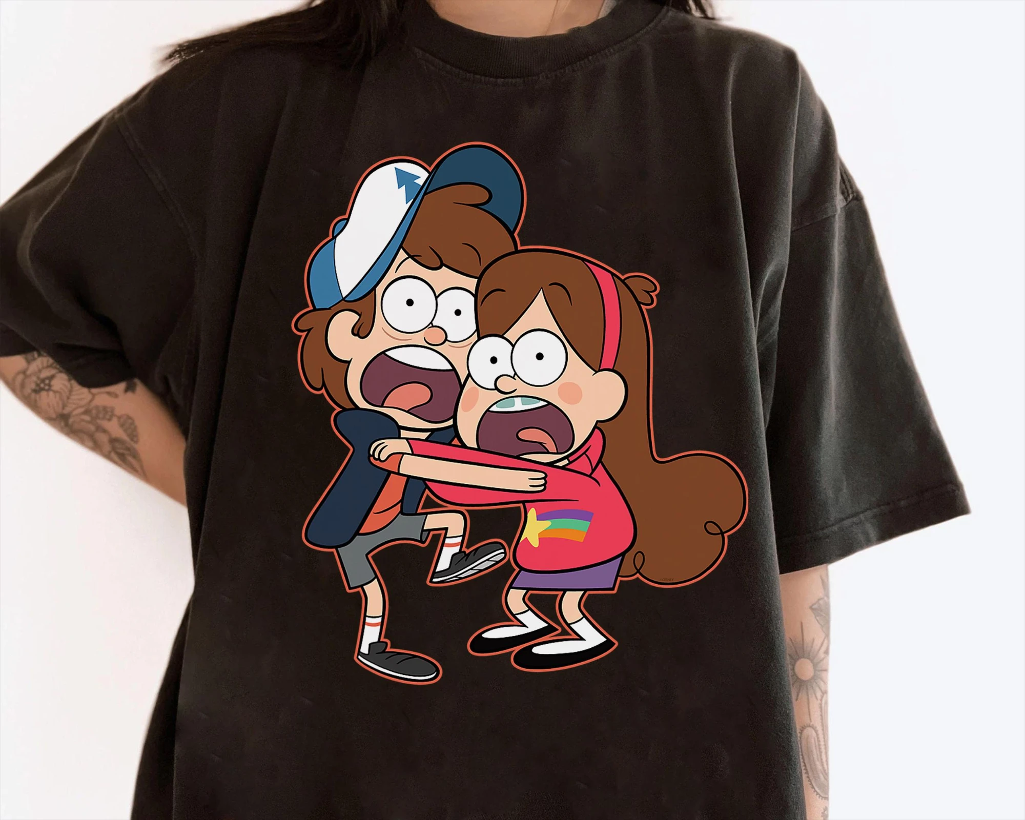 

Футболка Disney Channel Gravity Falls Dipper and Mabel Pines, семейство Disney, рубашка Walt Disney World, дорожный наряд Disneyland
