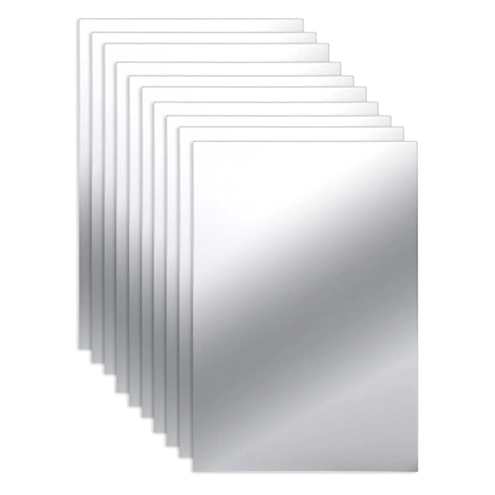 

10 Pack Clear Acrylic Sheets, 12x8 Inch Plexiglass Sheets Transparent Plexi Plastic Boards for DIY Projects Crafting