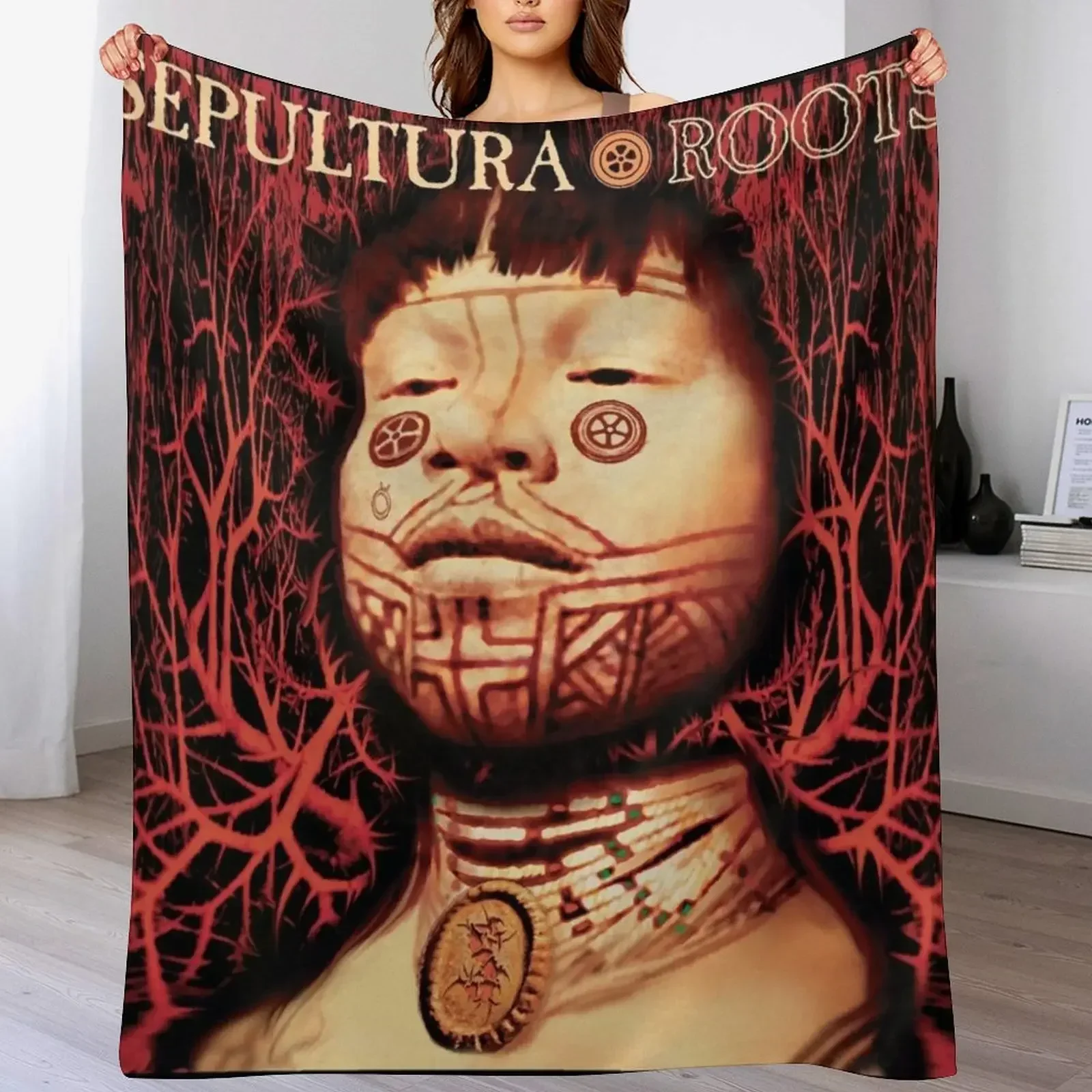 

Roots Album Throw Blanket anime blankets and throws Blankets