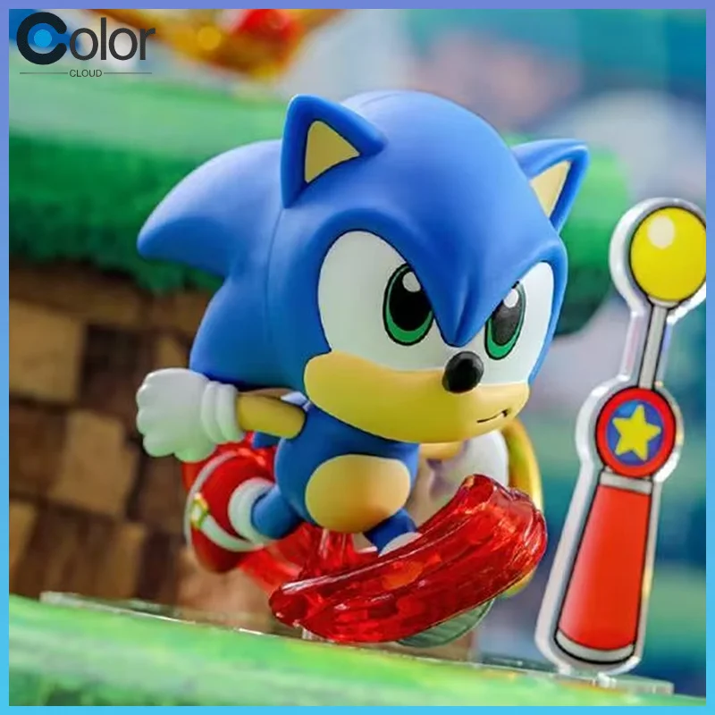 

100% Genuine Hottoys Cosbi & Sonic Sega Sonic Blind Box Sonic Model Miniature Model Sonic Anime Figures Mystery Box Gift Toys