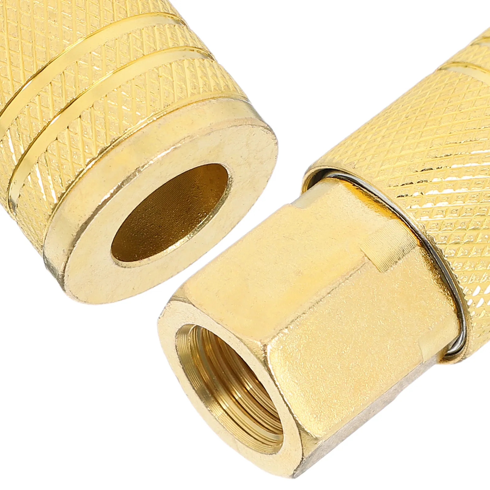 4Pcs Metal Pneumatic Quick Connector Female Npt Thread Air Compressor Fittings for Drill Wrench Air Tools Efficient Secure