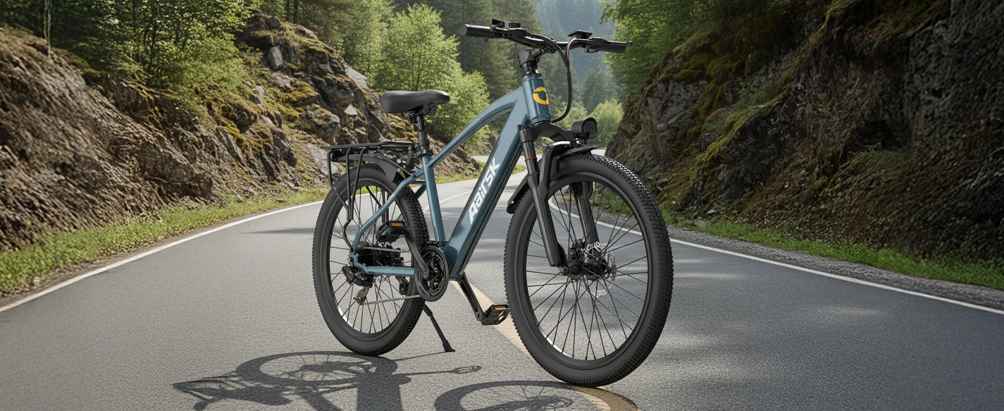Aairsk S800 Erwachsenen-Pendler-E-Bike 250W Motor 36V 13Ah Lithium-Akku Urbanes Elektrofahrrad 26*1,95" Reifen Reise-Elektrofahrrad – Detail 16