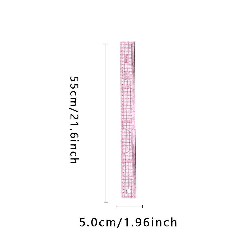 7pcs/set Multifunctional Curve Ruler for Clothing Design, Plate Making, and Drawing