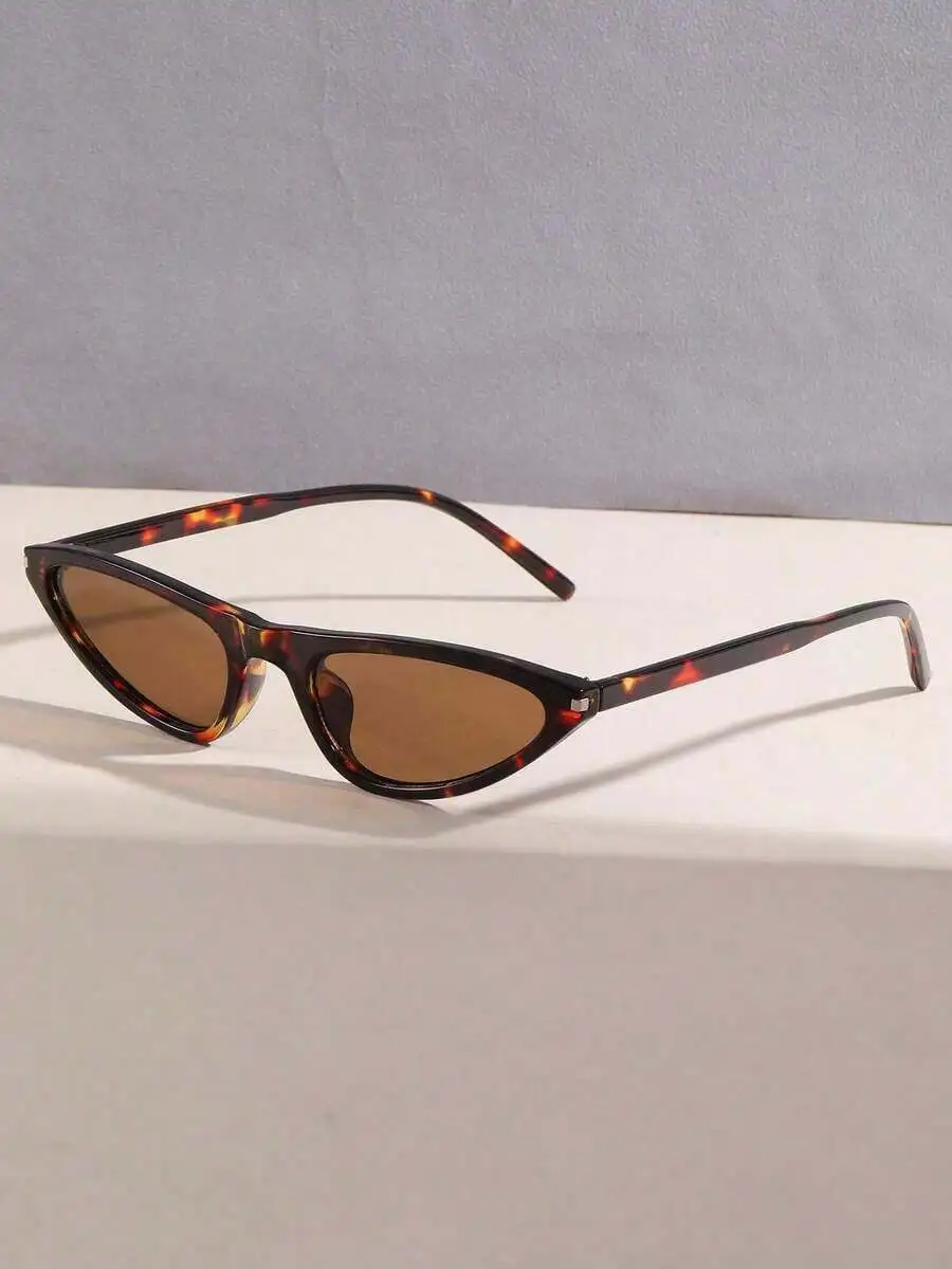 

Women Cat Eye Slim Sunglasses Summer Fashion Street Style High Quality