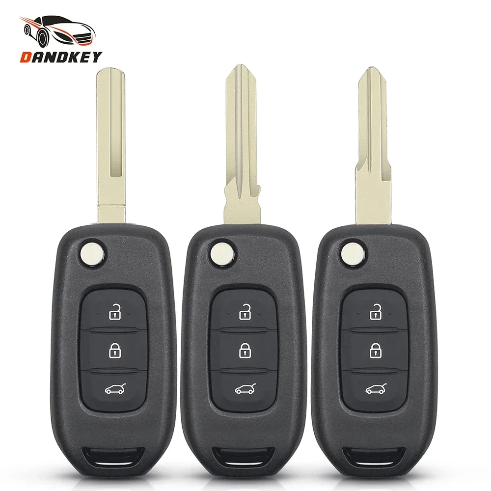 

Dandkey 3-кнопочный флип-чехол для дистанционного ключа автомобиля для Renault Captur Duster Dacia Megane 3 символ Logan 2 Sandero 2 Kadjar