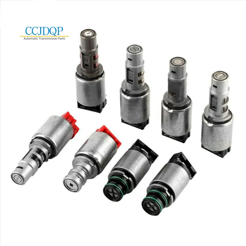 

8PCS A6MF1 A6MF2 Auto Transmission Solenoid Valve KIT For Hyundai Kia 2608150 46313-3B000 46313-3B073 463133B075