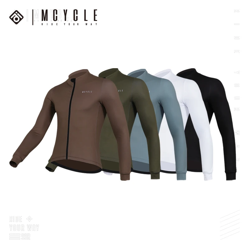 Mcycle Hot Sales Men\'s Winter Cycling Wear Clothing Windproof Bicycle Clothing Coats Fleece Thermal Long Sleeve Cycling Jackets