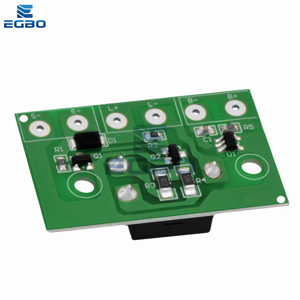Light-Controlled 3.7V Solar Ground Plug Lamp Controller with Switch, Designed for Solar Landscape Lamp Wiring/PCB Integratio