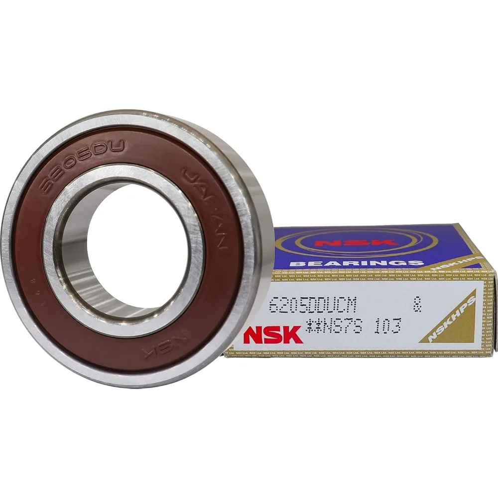2PCS Original Japan NSK 6205DDUCM 2RS Deep Groove Ball Bearings 25x52x15mm Low Noise Dustproof For Electric Motor Farm DIY