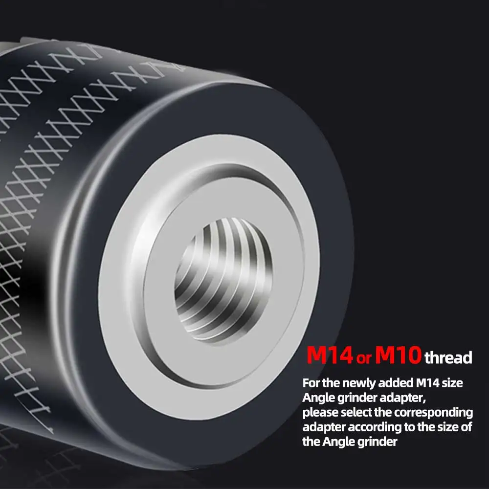 M14 oder M10 Zubehör für Elektrische Winkelschleifer, Verbindungsstücke zur Umwandlung von Winkelschleifern in Elektrobohrer, Winkelschleifer-Adapter – Detail 5