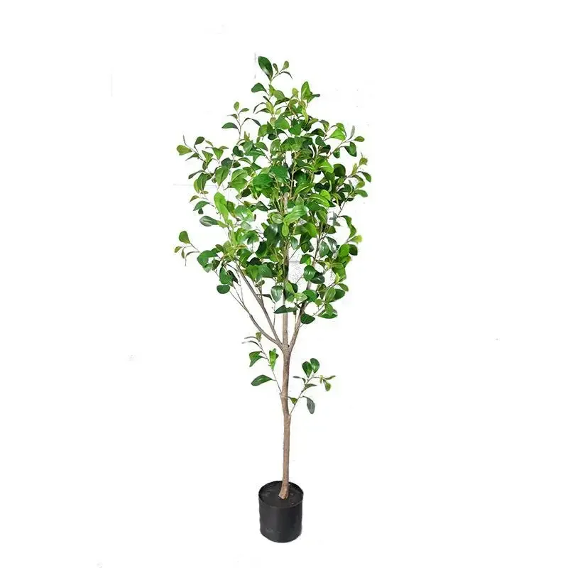 

Simulation watercress Nordic simulation green plant potted banyan tree shopping mall hotel large landing