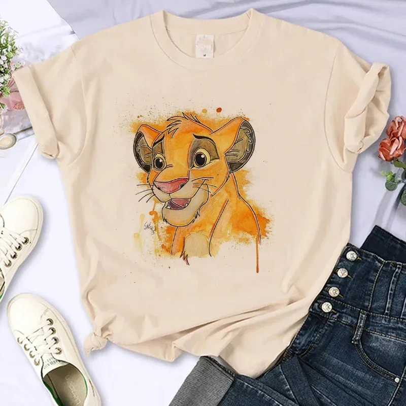 Funny Kawaii 90s The Lion King T-shirt Funny T Shirt Harajuku Hakuna Matata Tshirt Women Top Tees Female Clothes