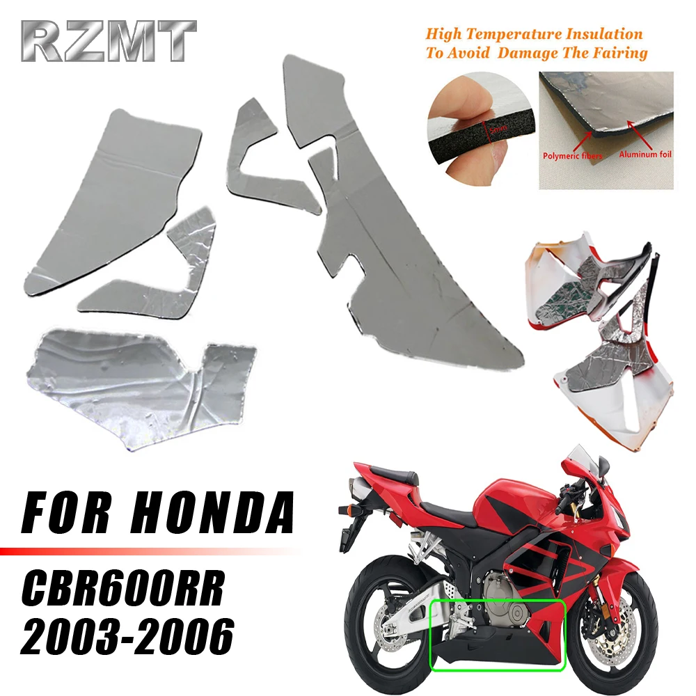 

For Honda CBR600RR CBR-1000RR 2003-2006 Motorcycle Protective Heat-Insulating Film ABS Fairing Professional Heat Shield