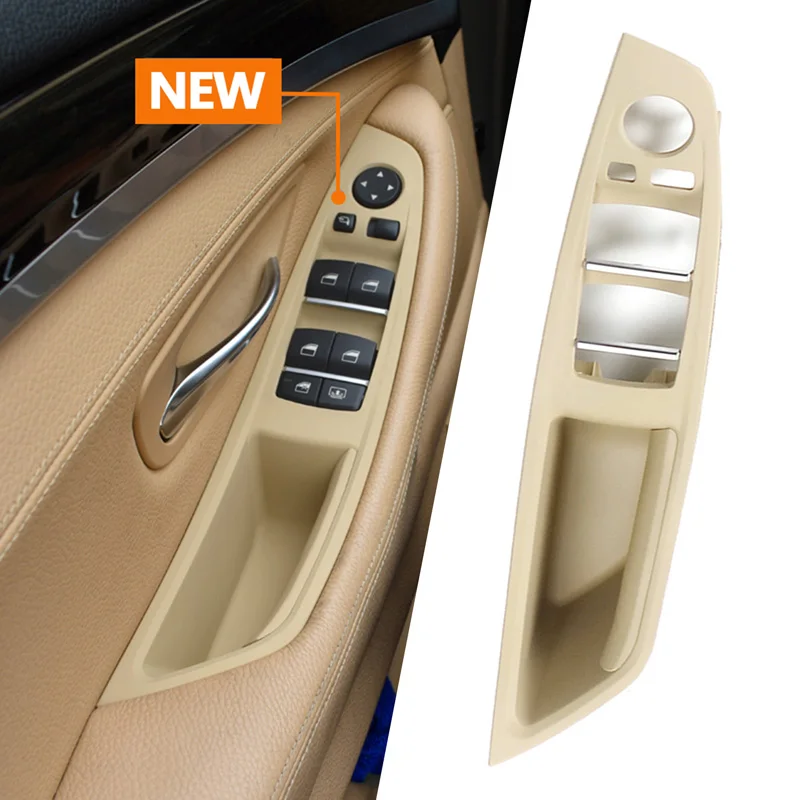 LHD Car Interior Front Inner Door Handle Armrest Panel for BMW 520i 520d XDrive 523i 525i 525d XDrive 2010 2011 2012 2013-2016