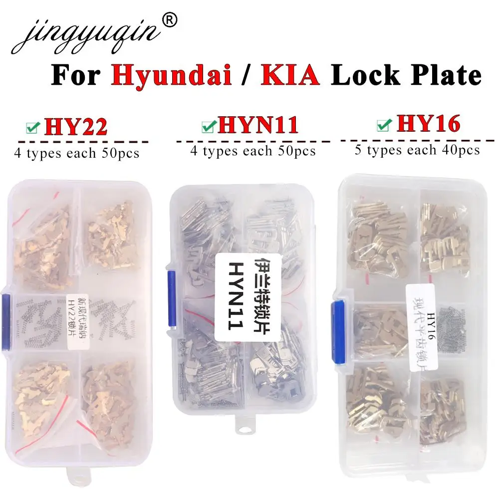 Jingyuqin Auto Lock Riet Hyn11/Hy22/Hy16 Vergrendelingsplaat Voor Hyundai Elantra Ix30/35/S8/K5/Verna Kia Auto Key Lock Reparatie Kits