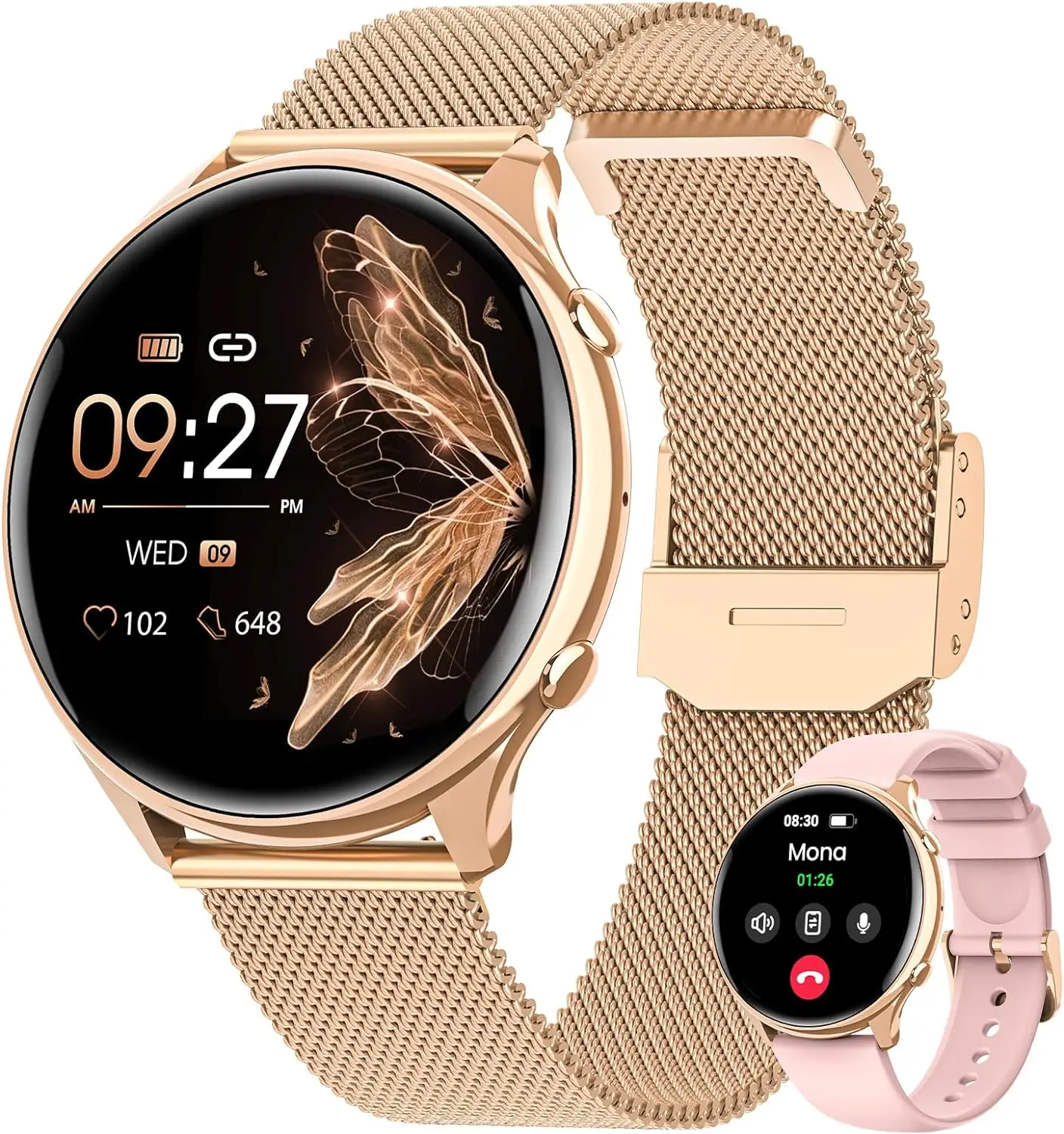 2024 NFC Smart watch function HD call 120+ Sport Mode for Android ios Gift for Women heart rate blood pressure smartwatch ladies