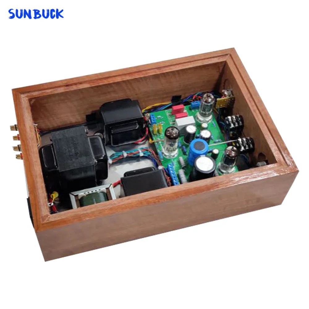 2.0 하이파이 튜브 헤드셋 사운드 튜브 전력 증폭기, 오디오 변압기 출력, 6N11 GE5686, 2W