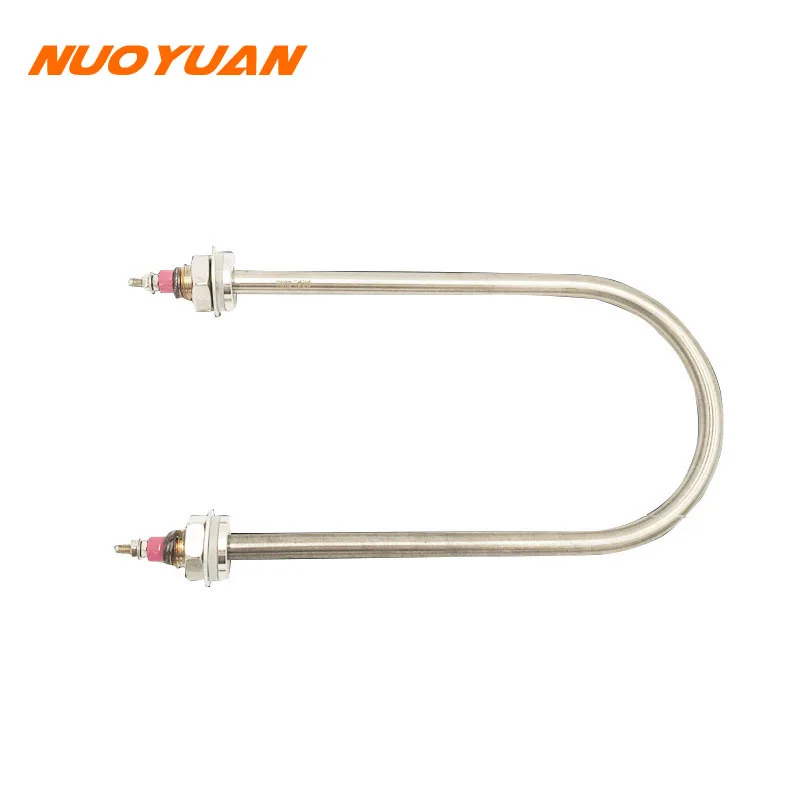 220 فولت 2KW U نوع عنصر التدفئة الفولاذ المقاوم للصدأ سخان مياه غاطس للغلاية الكهربائية