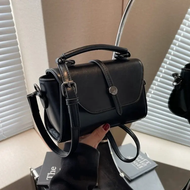 

Изысканная нишевая сумка в корейском стиле, модная маленькая квадратная сумка через плечо с верхней ручкой для женщин