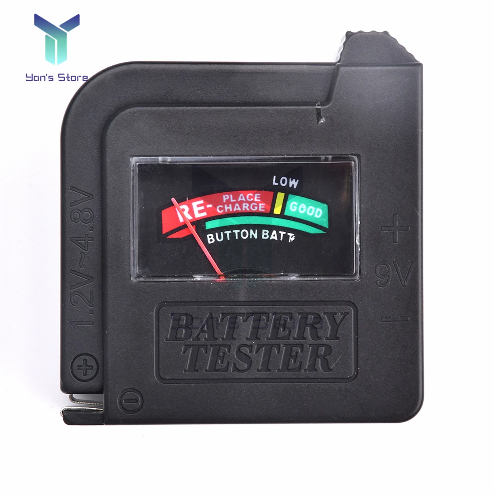 ตัวชี้แบตเตอรี่ความจุ Tester Checker BT860มือถือ Universal แบตเตอรี่เครื่องทดสอบแรงดันไฟฟ้าสำหรับ1.5V/AA/AAA/9V เซลล์ปุ่ม