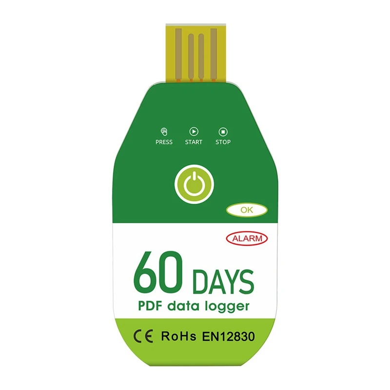 N11R- USB Temperature Data Logger Temperature & Humidity Recorder Alarm Thermometer Recorder Tester Report PDF