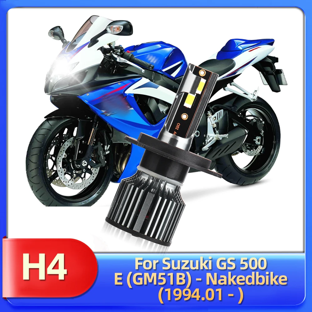 Motorcycle Headlight CSP H4 Lamp 50W For Suzuki GS 500 E (GM51B) 1994-1997 1998 1999 2000 2001 2002 2003 2004 2005 2006 to 2021