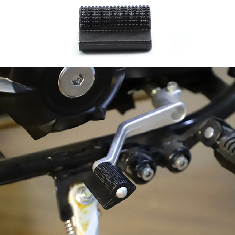 Universal Motorcycle Shift Gear Lever Pedal Rubber Cover Anti-skid Foot Peg Toe Gel Protective Cover for Honda Kawasaki Yamaha