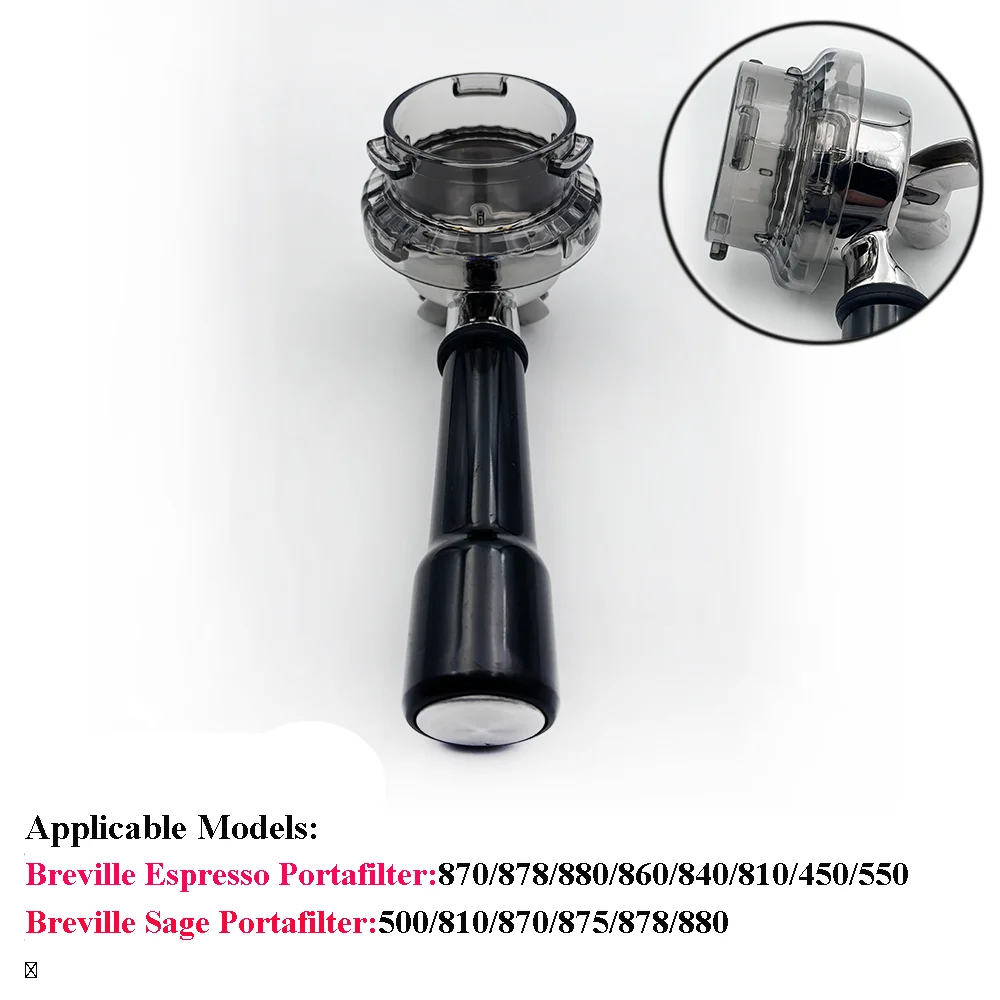 54mm Coffee Portafilter Dosing Funnel For Breville 870/878/880/450/500  Coffee Dosing Ring Espresso Accessories