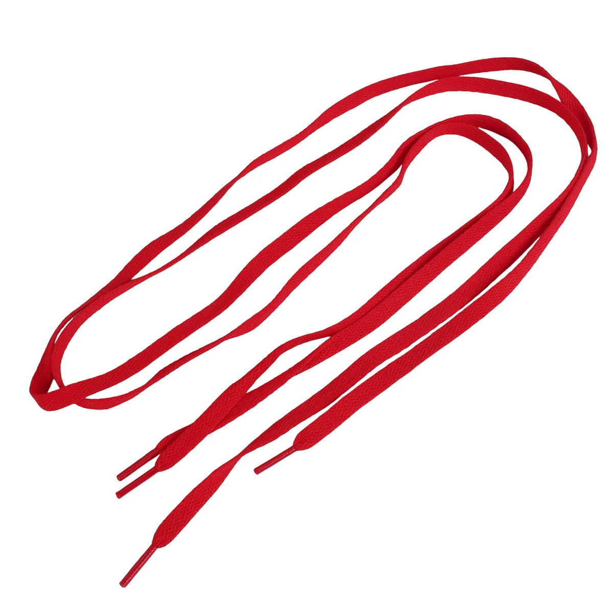 Novo design cadarços de sapato plano cadarços formadores skate cadarços fortes vermelho