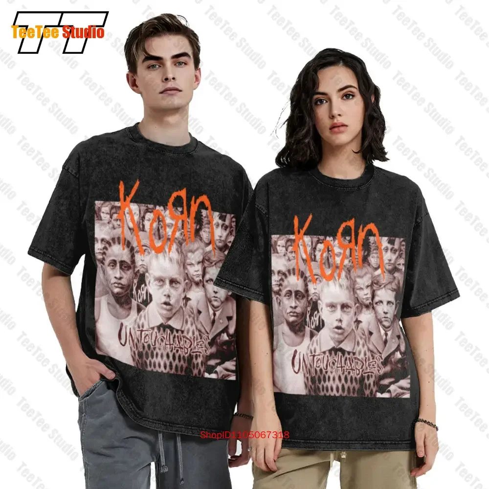 Korn Untouchables Nu Metal Alternative Rock Vintage Oversized T-Shirt IC37