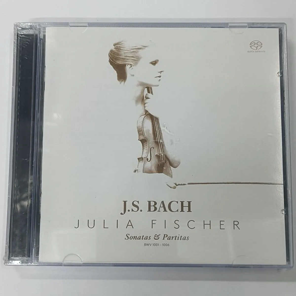 Julia Fischer J.S. Sonatas e Partitas de Bach BWV 1001-1006 - Obras-primas icônicas de solo de violino clássico - CD de gravação audiófila