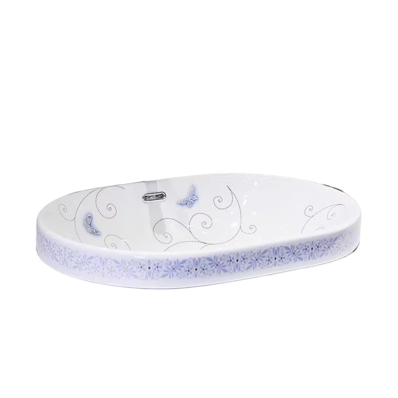 

Chinese simple semi-built-in Taichung washbasin single basin art countertop basin for home use