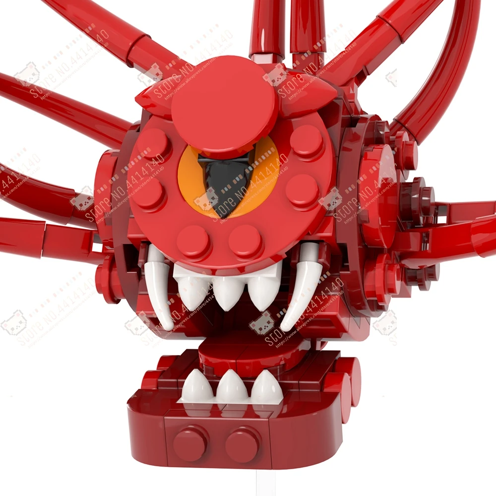 Creative MOC Bricks Poppy Playtime Horror Game Character DIY Building Catnap Beholder Monsters Model Assembly Toys