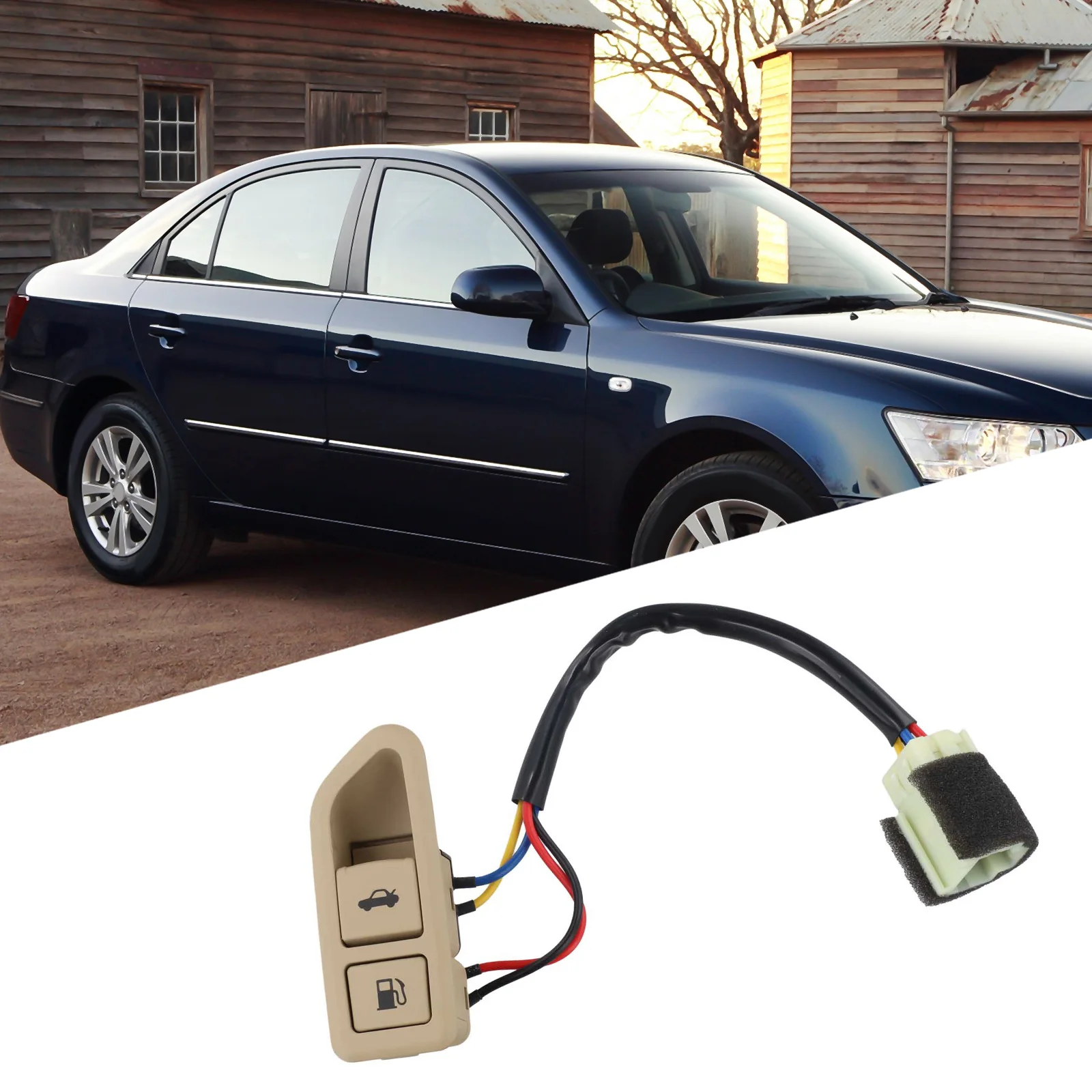 Car Accessory Trunk Lid Switch Car Maintenance Beige OE Number 93555-3K500 Part Number 935553K500 Single Piece