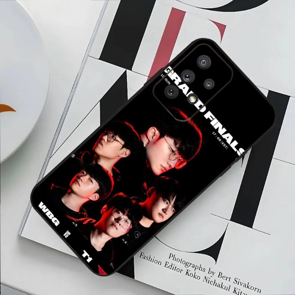 2023 T1 Team L-Lols LPL Faker Phone Case For Samsung Galaxy S24,S20,S21,S22,S23,Fe,Lite,Plus,Ultra,Note Shell