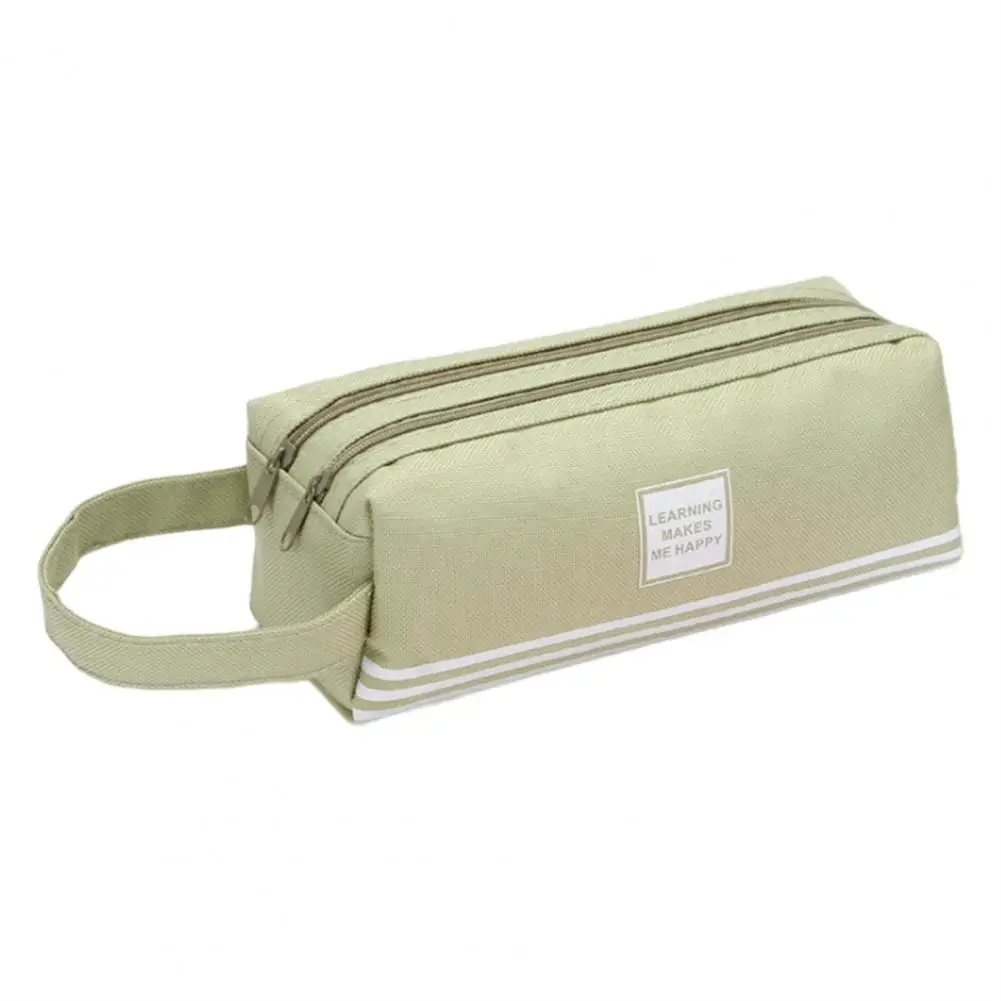 Rectangular Lightweight Stationery Pouch with Zipper School Supplies