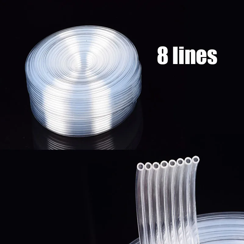 5 Meter Universal CISS Ink Tube DIY Kit Tank Line For Epson Canon HP Brother Printer Pipeline 4 lines 6 lines 8 lines