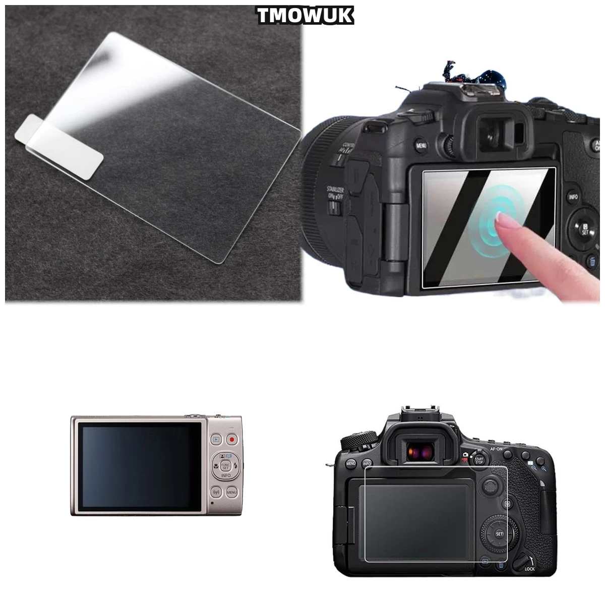

For Canon SX730 SX740 Sx740hs Sx730hs Anti-Scratch 9H Hardness Tempered Glass LCD Protective Film HD Clear